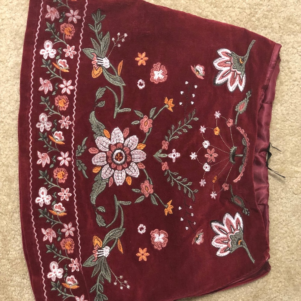 Blue pepper skirt